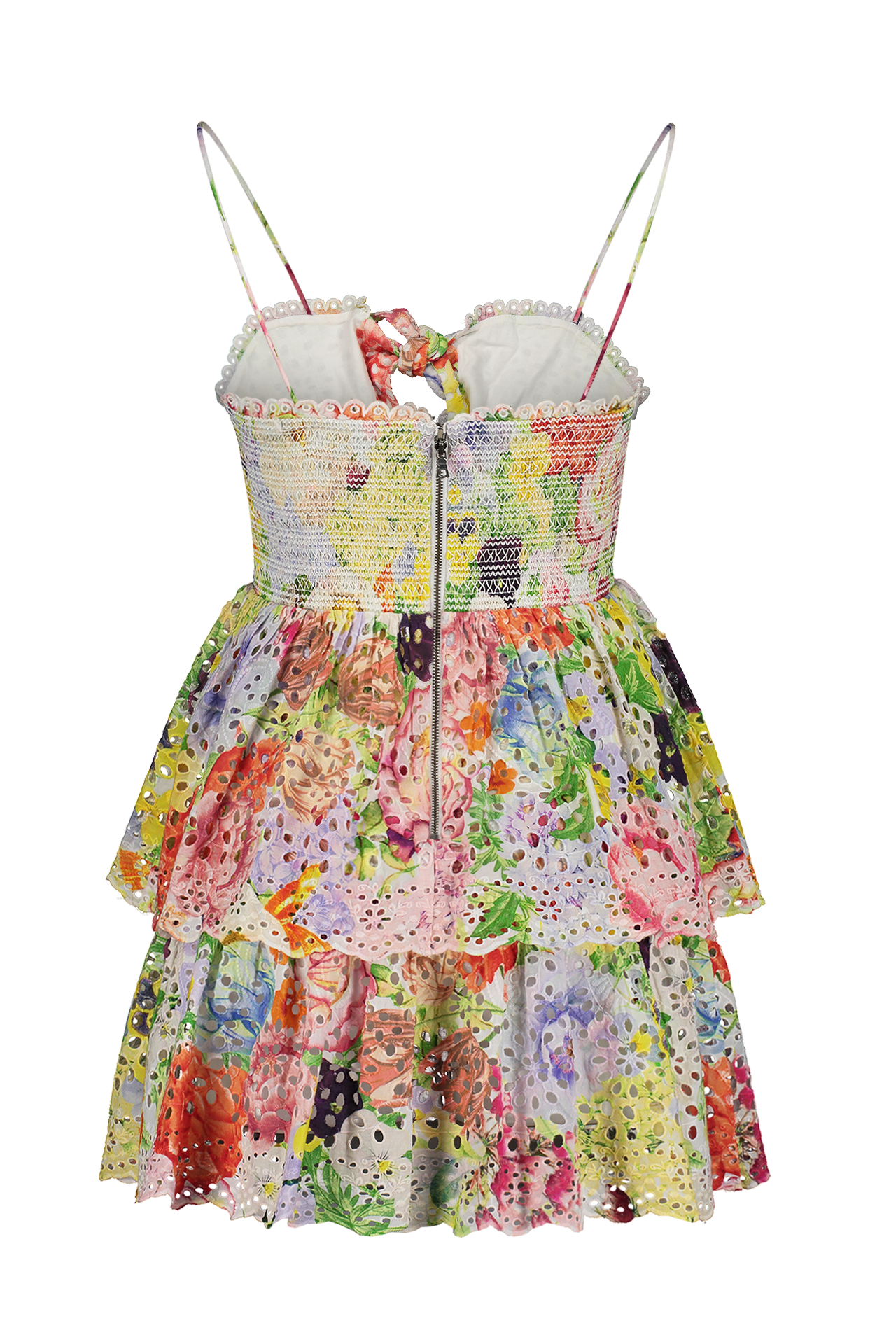 Fina Tie Front Ruffle Mini Dress (7109009866867)