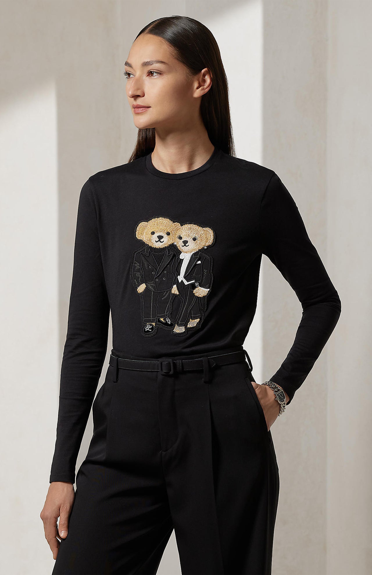 Ralph Lauren Collection Women's 2 Tux Bears T-Shirt | A.K. Rikk's