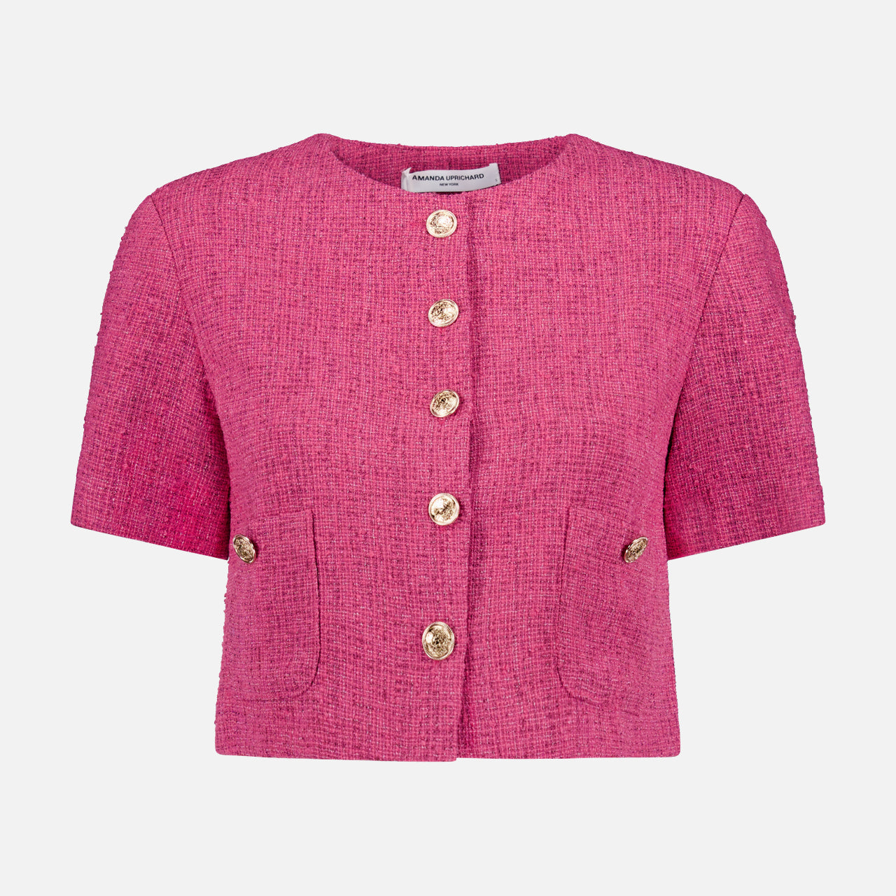 Braswell Cropped Tweed Top (14716614705515)