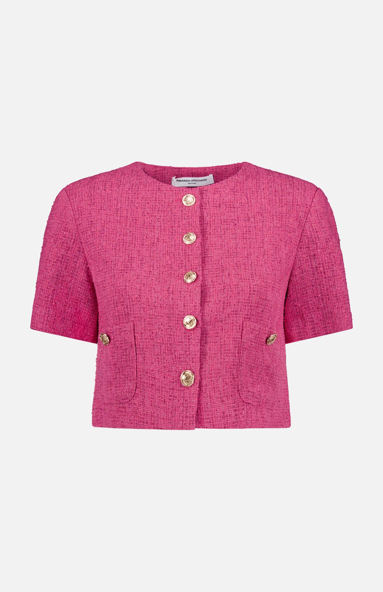 Braswell Cropped Tweed Top (14716614705515)