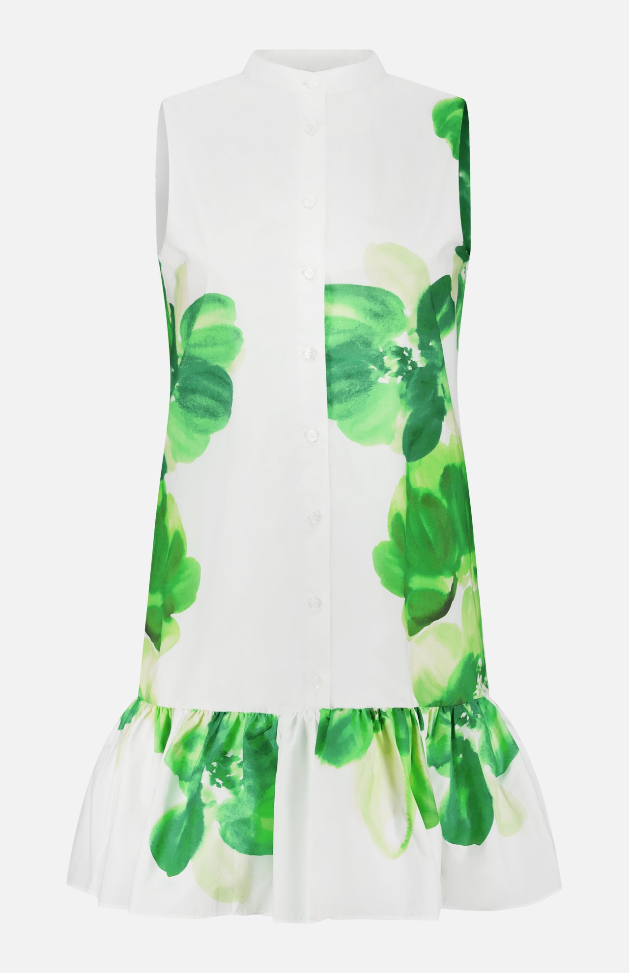 Carol Ruffle Hem Mini Dress (14673965220203)