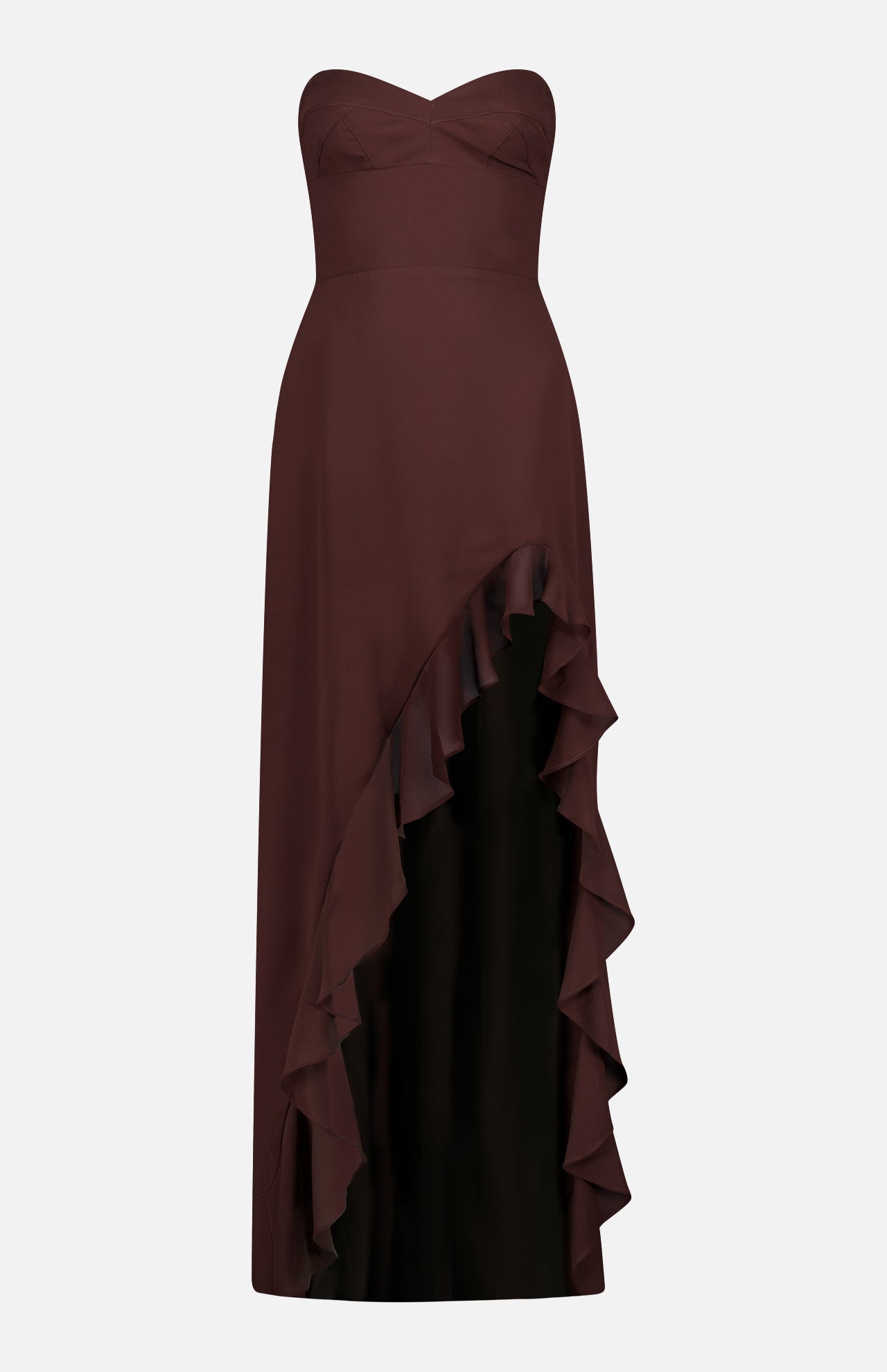 Eden Ruffle Hem Gown (14716614771051)