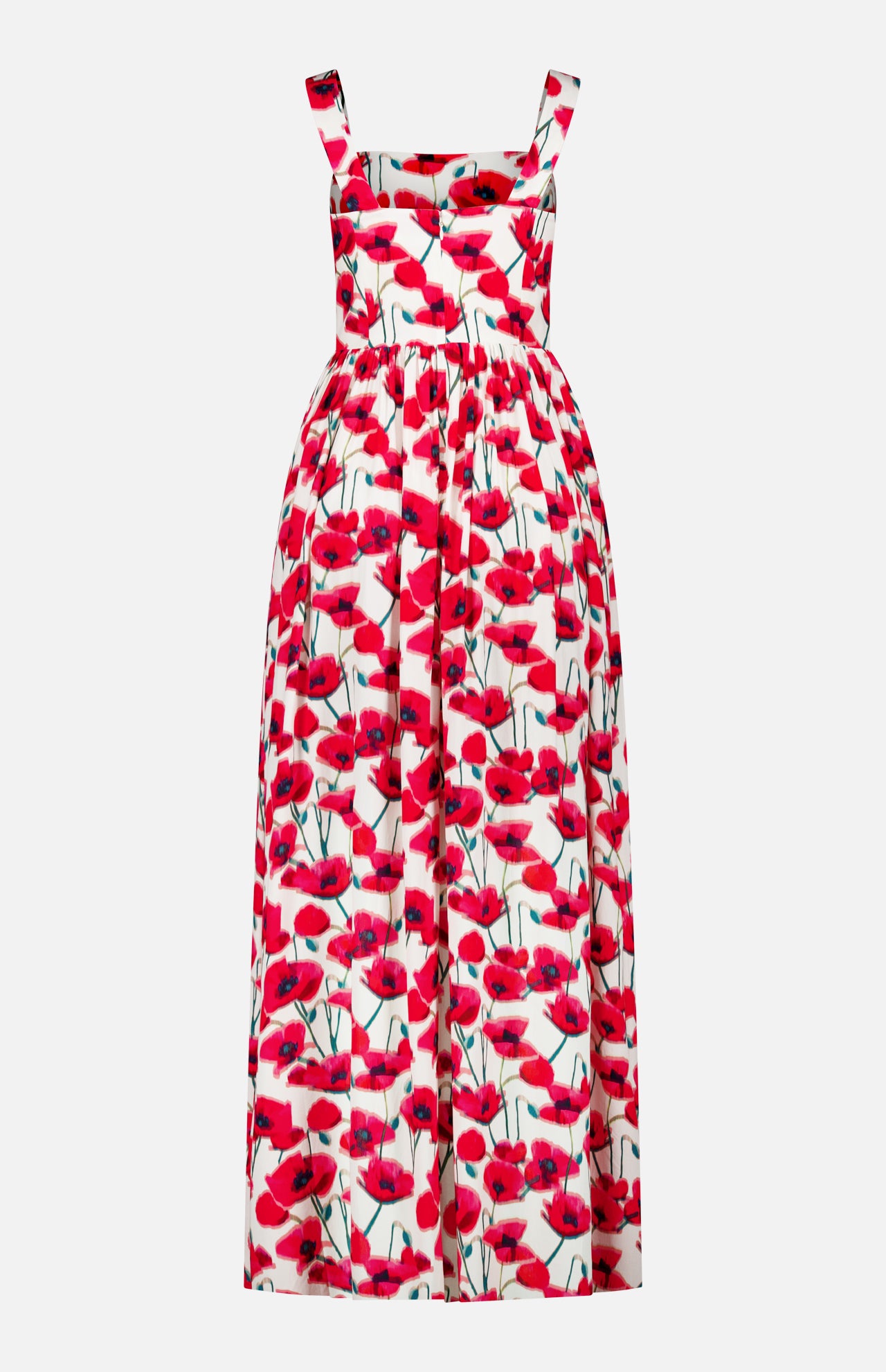 Florence Poppy Print Maxi Dress (14673964892523)