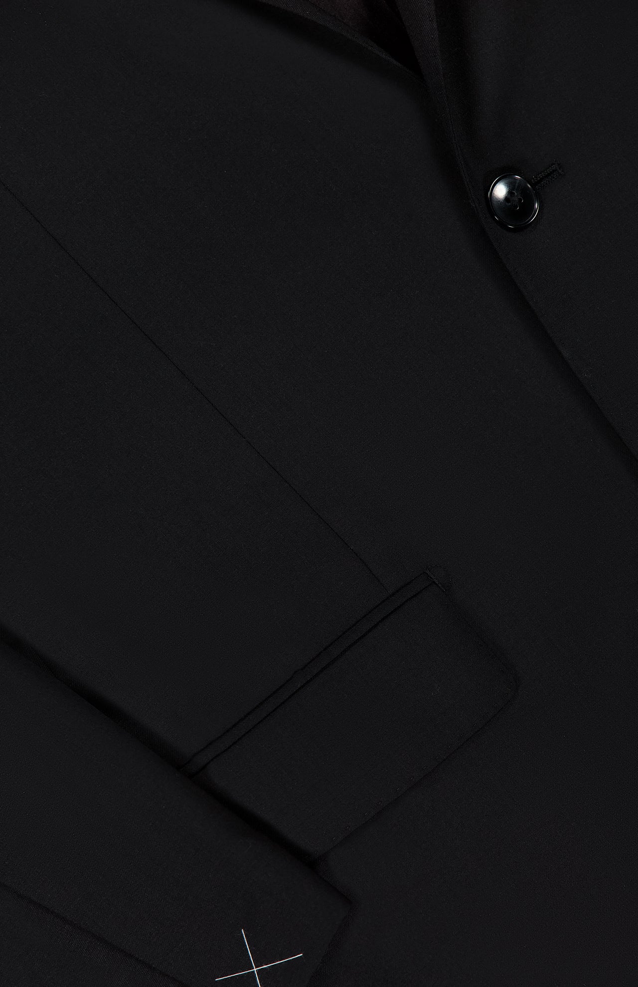 Black Stretch Wool Suit (7538825822323)