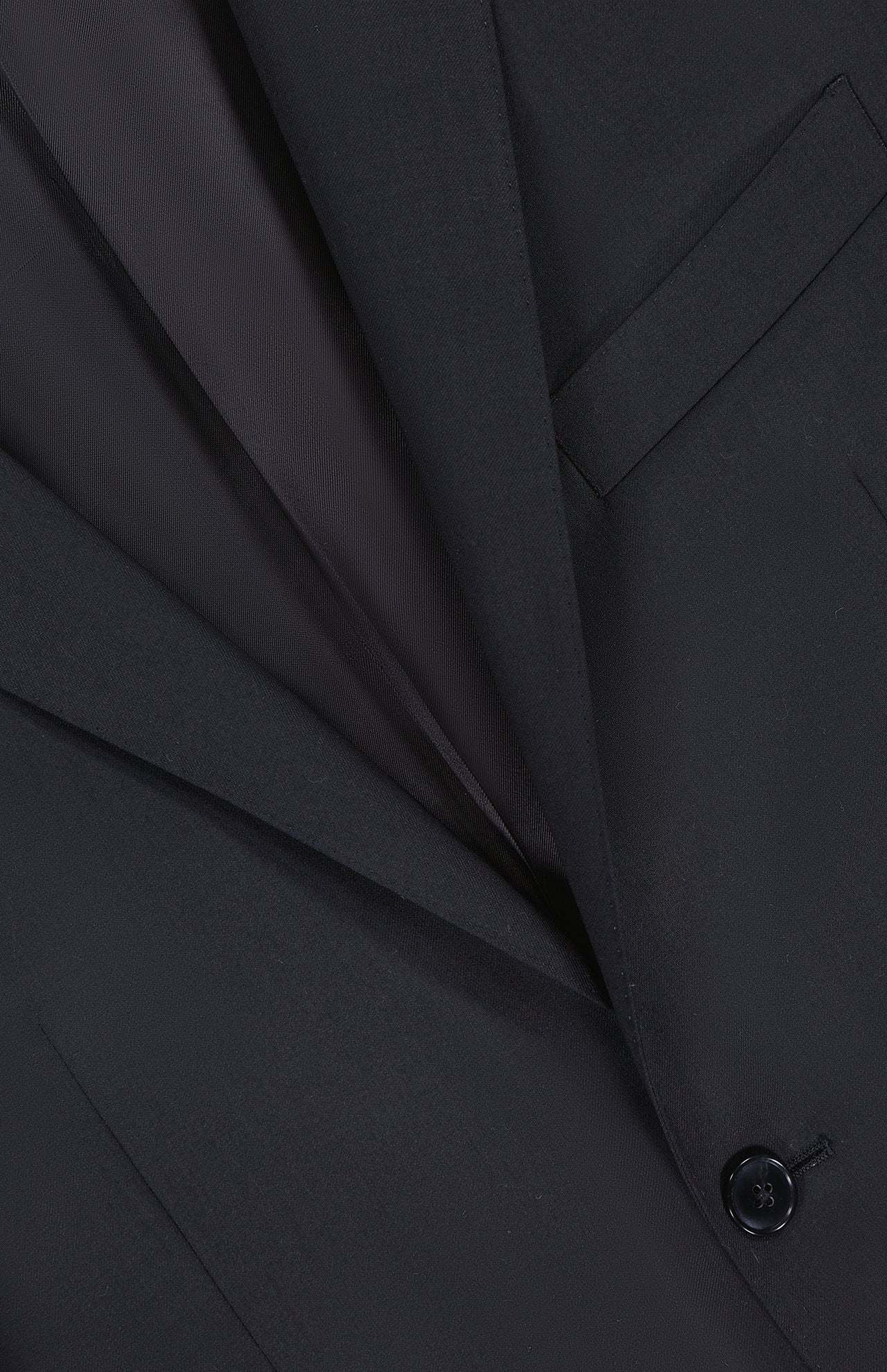 Black Stretch Wool Suit (7538825822323)