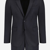 Black Stretch Wool Suit (7538825822323)