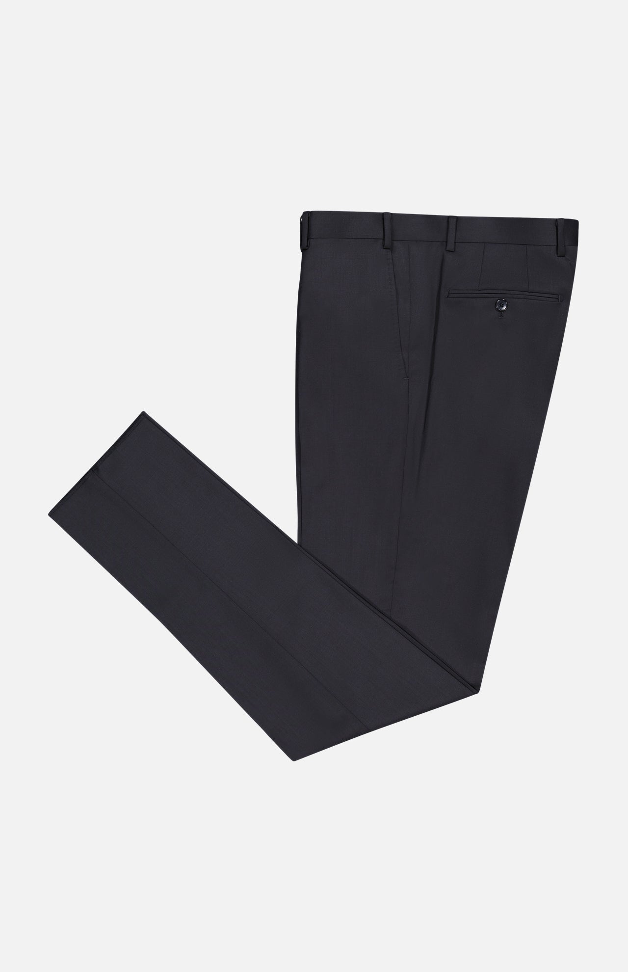 Black Stretch Wool Suit (7538825822323)