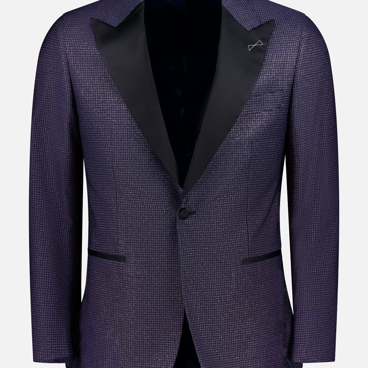Lurex Blend Jacquard Micro-Pattern Tux Sportcoat (14735227879787)