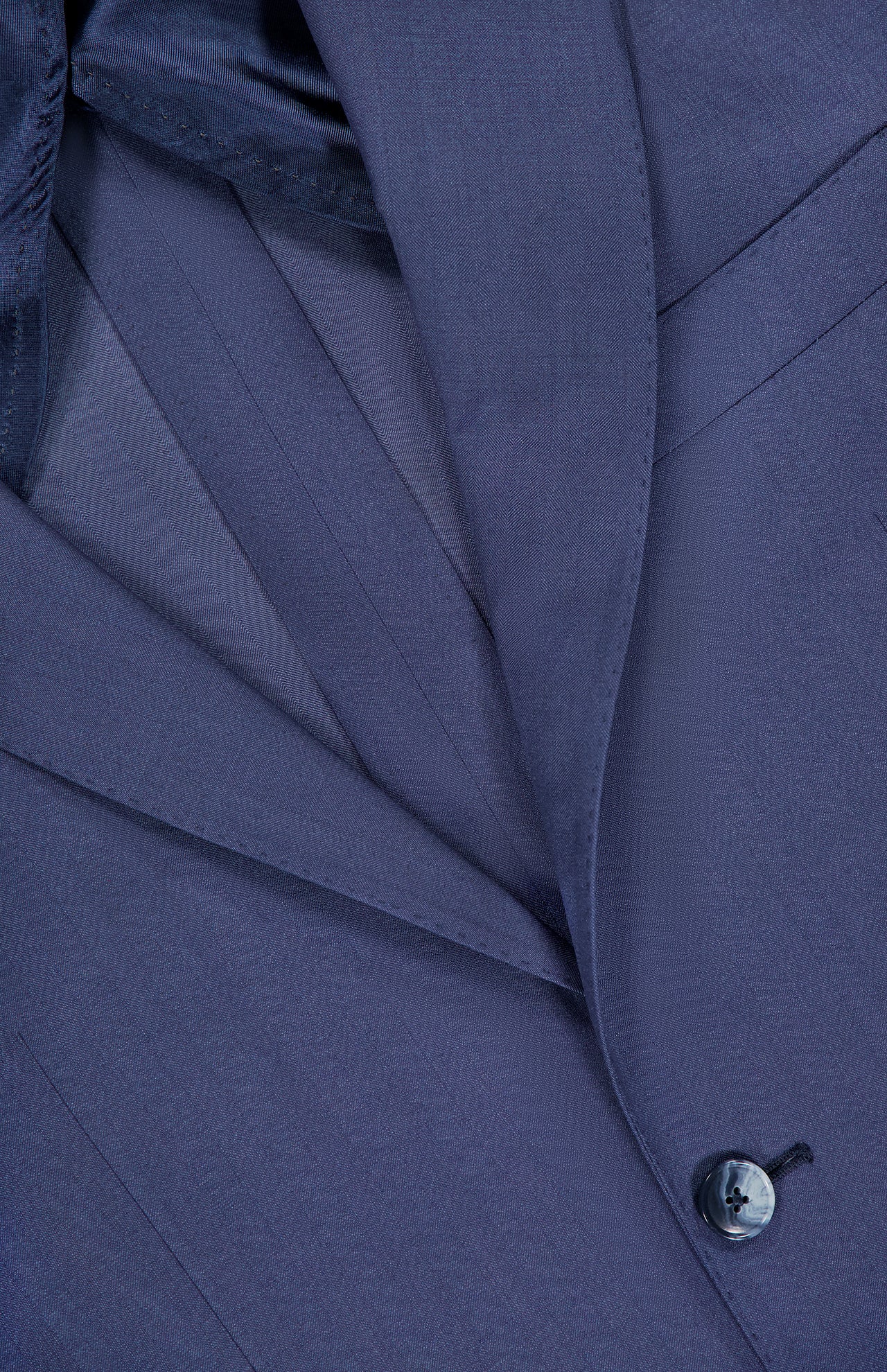 Natural Bi-Stretch Wool Solaro Herringbone Suit (14735227978091)
