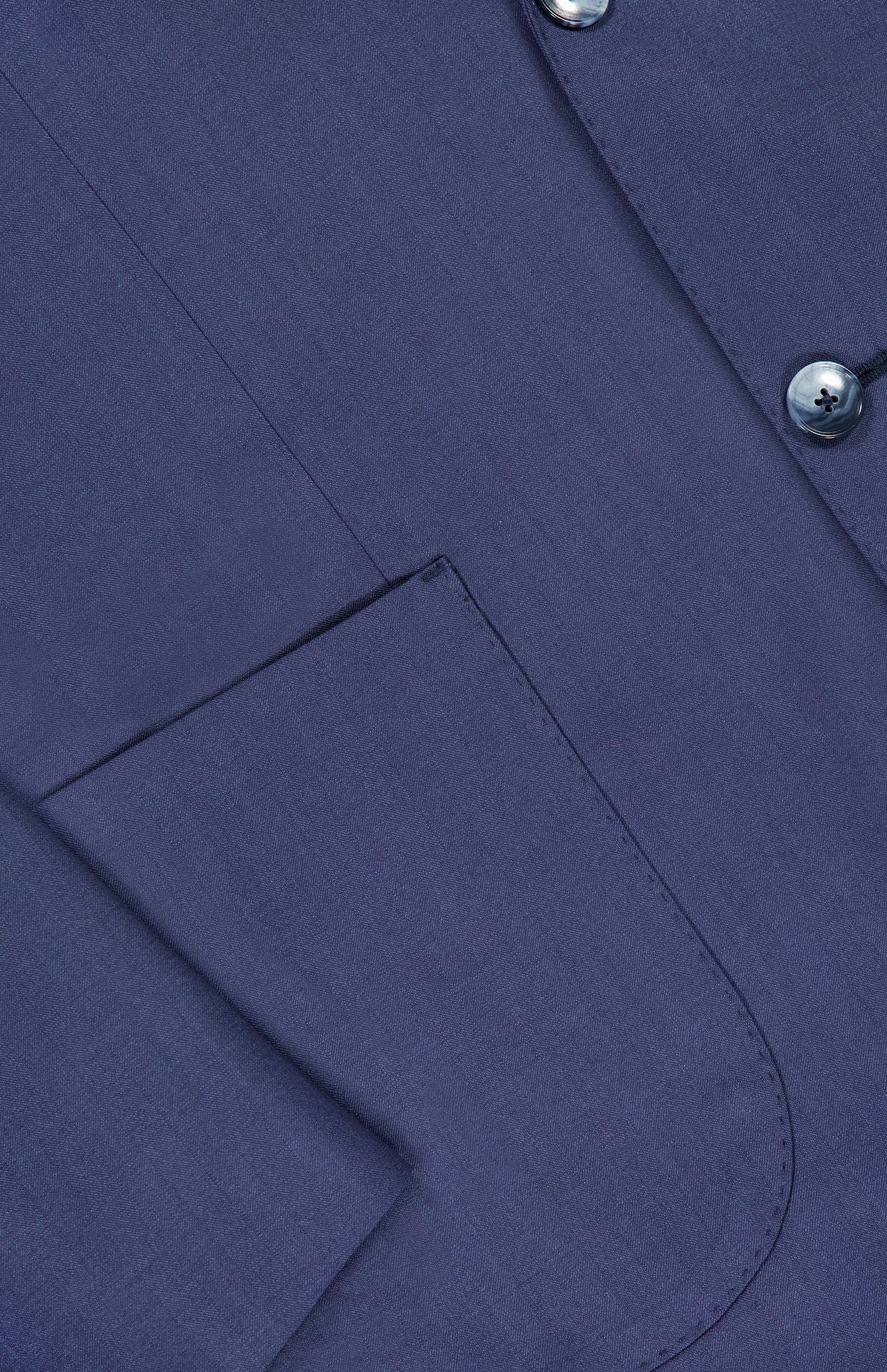 Natural Bi-Stretch Wool Solaro Herringbone Suit (14735227978091)