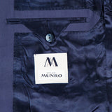 Natural Bi-Stretch Wool Solaro Herringbone Suit (14735227978091)