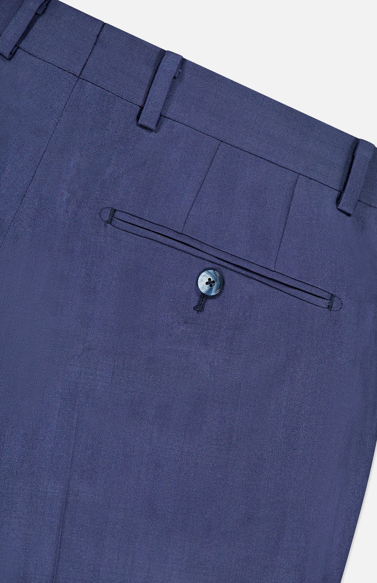 Natural Bi-Stretch Wool Solaro Herringbone Suit (14735227978091)