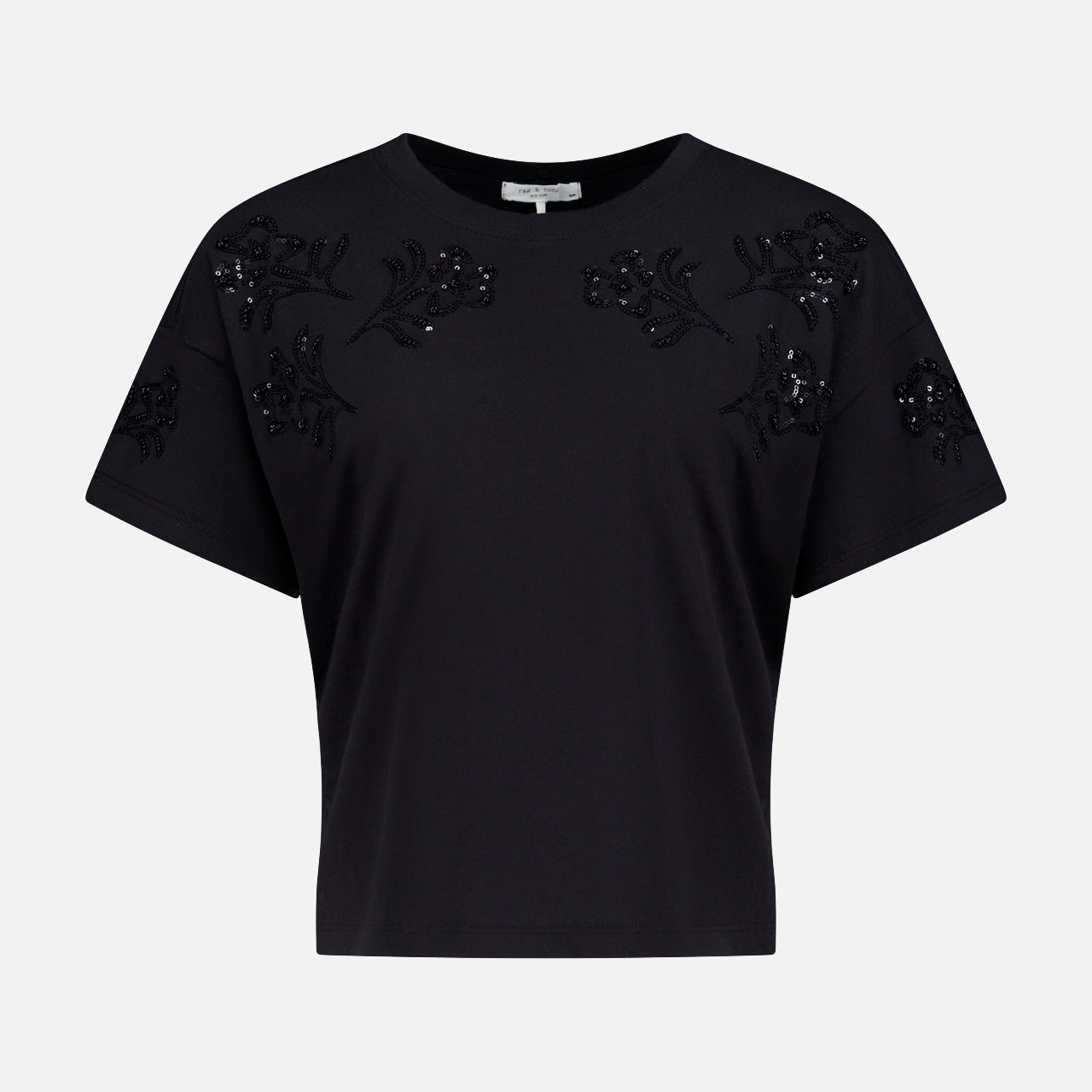 RAG & BONEBeaded Floral Kelly Boxy T-shirtA.K. Rikk's