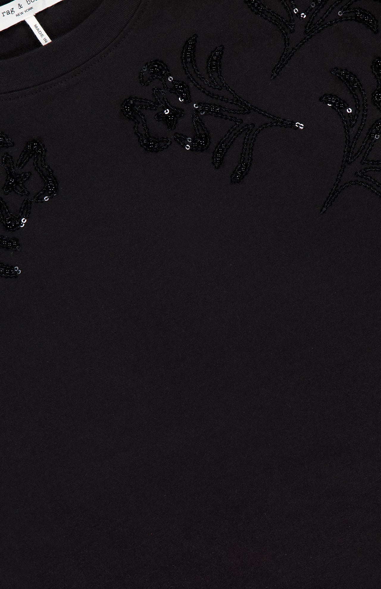 RAG & BONEBeaded Floral Kelly Boxy T-shirtA.K. Rikk's