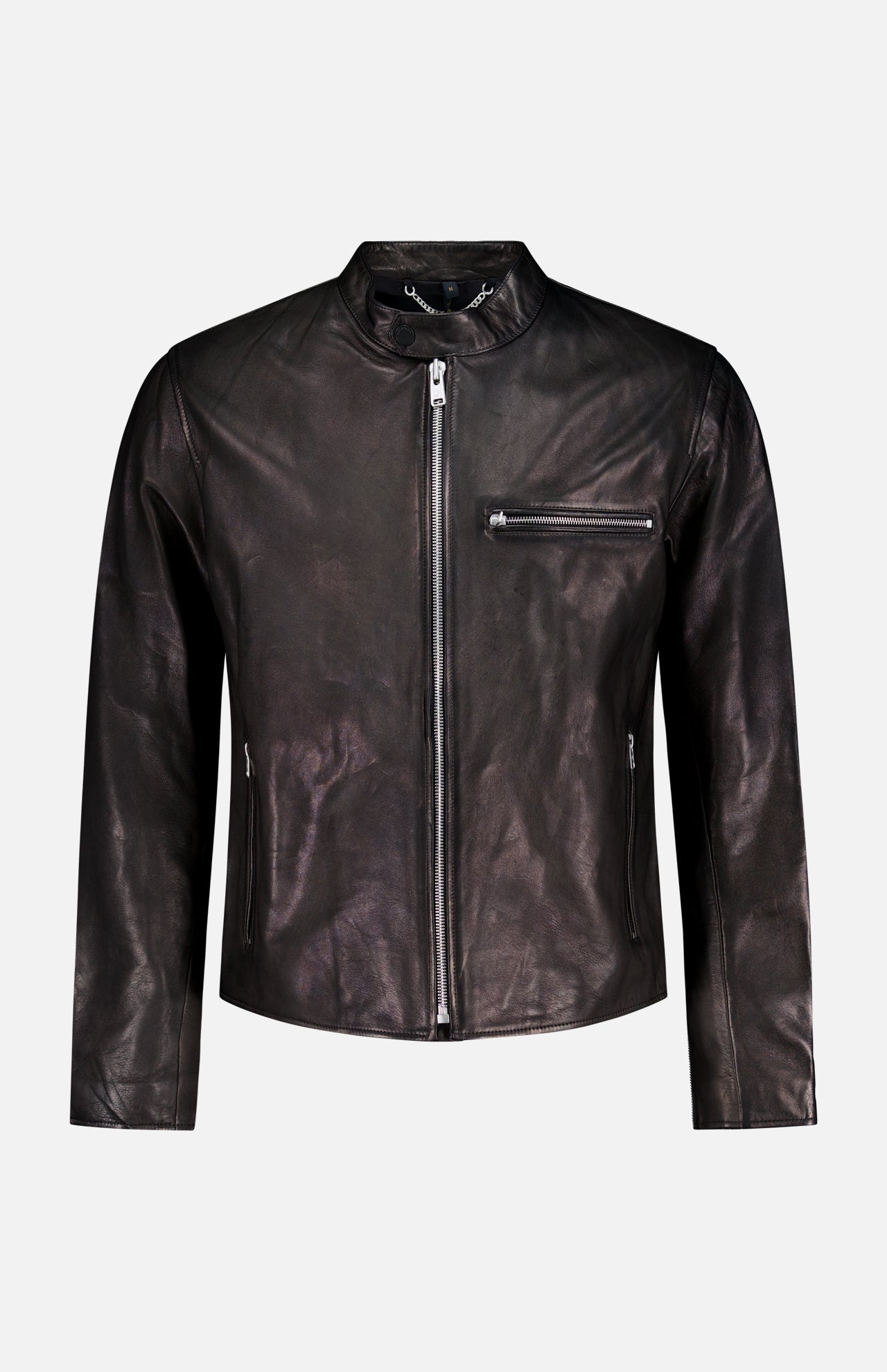 Leather Tracker Racer Jacket (14740860469611)