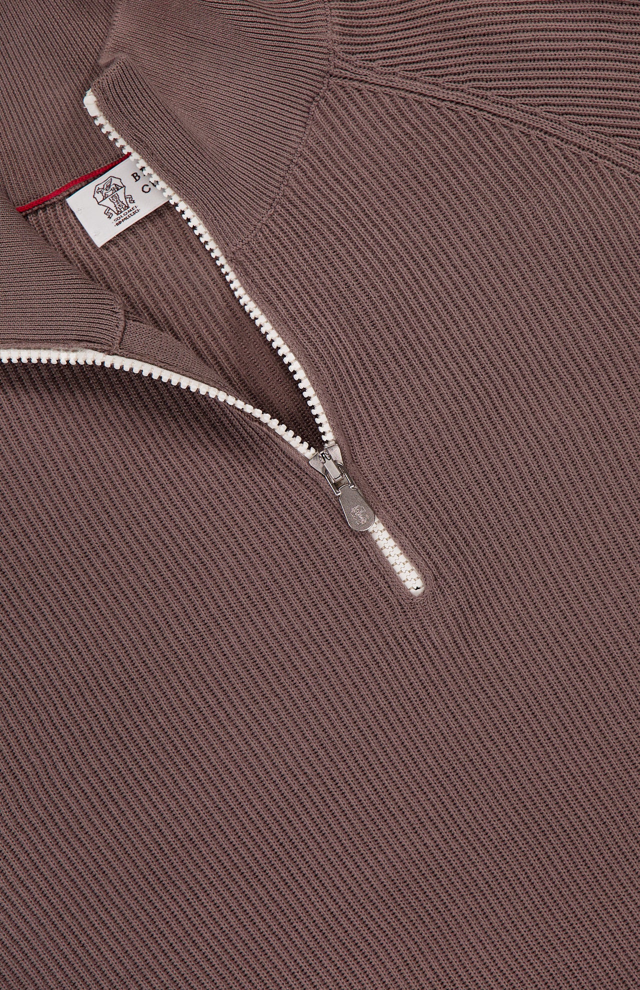 1/4 Zip Ribbed Sweater (14654176952683)