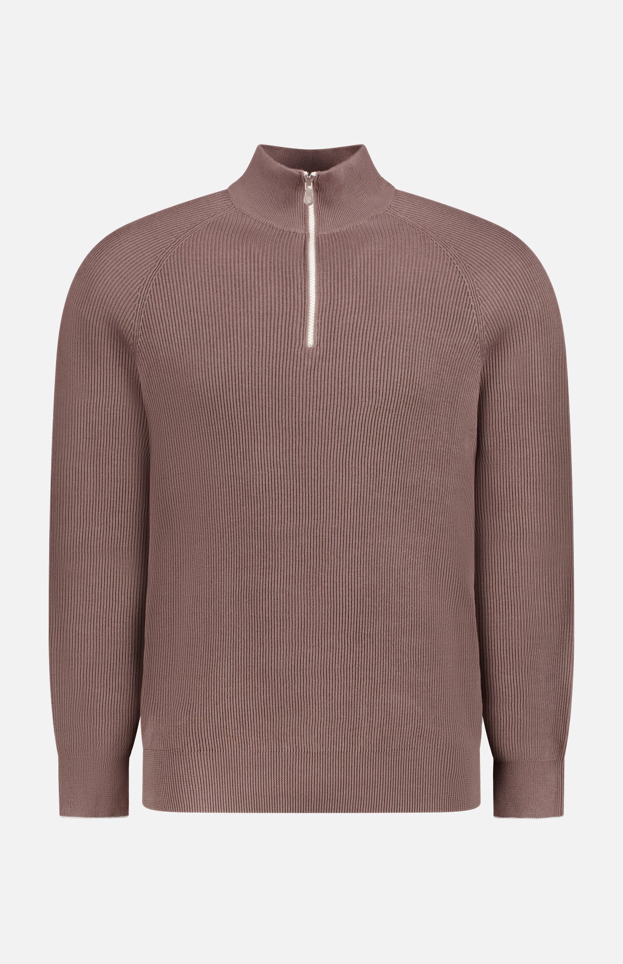 1/4 Zip Ribbed Sweater (14654176952683)