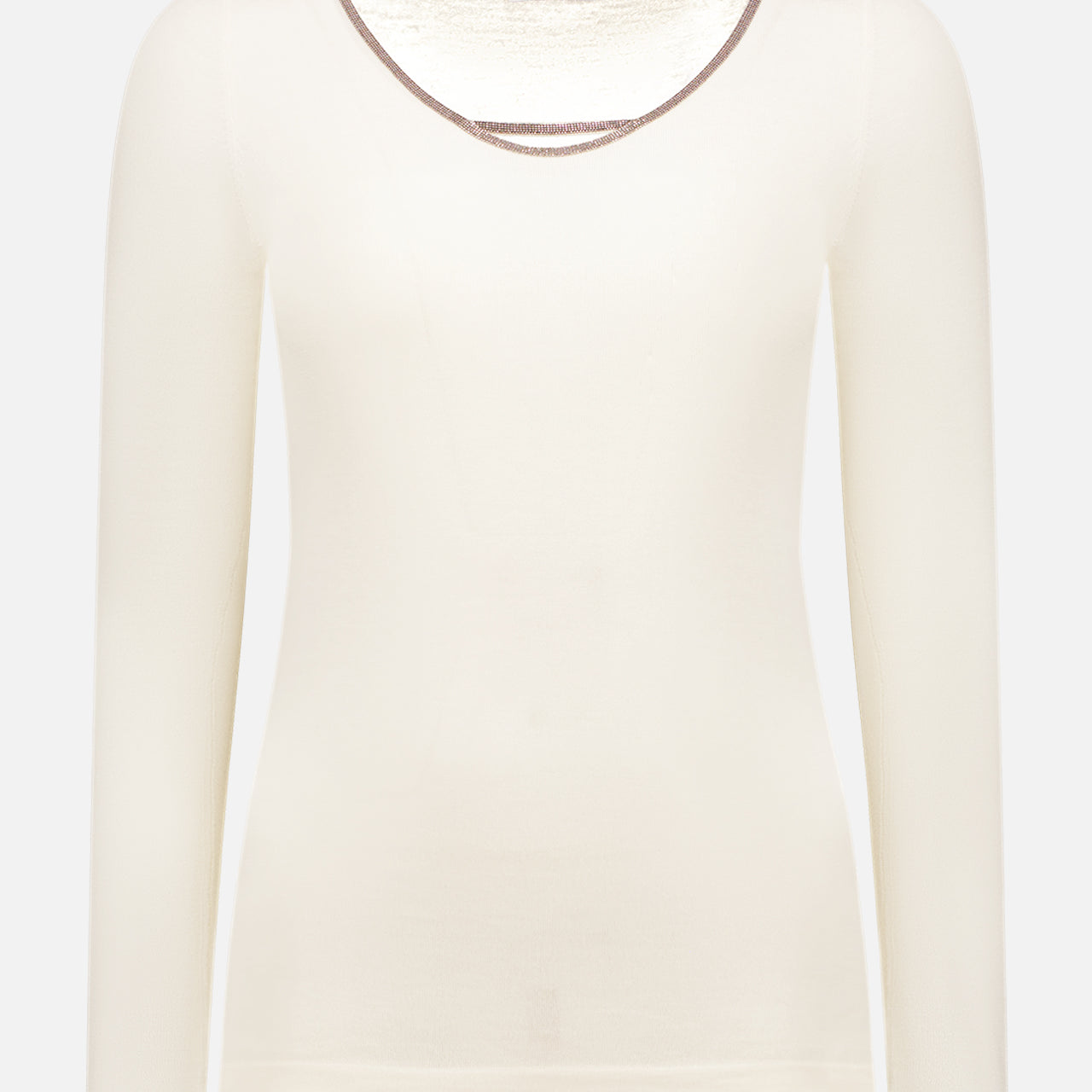 Cashmere Silk Sweater wiith Monili (7669940060275)
