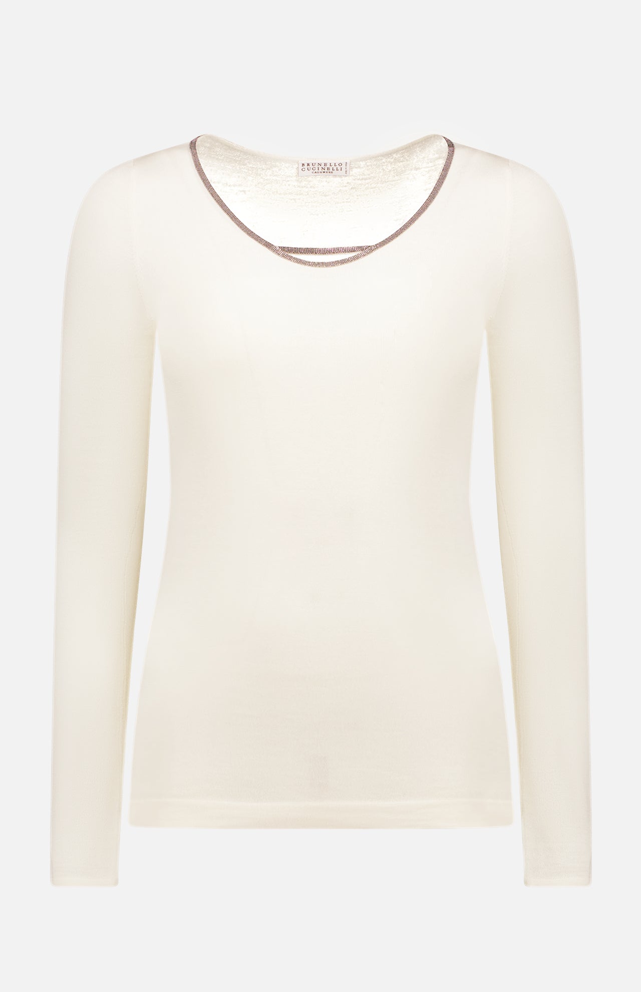 Cashmere Silk Sweater wiith Monili (7669940060275)