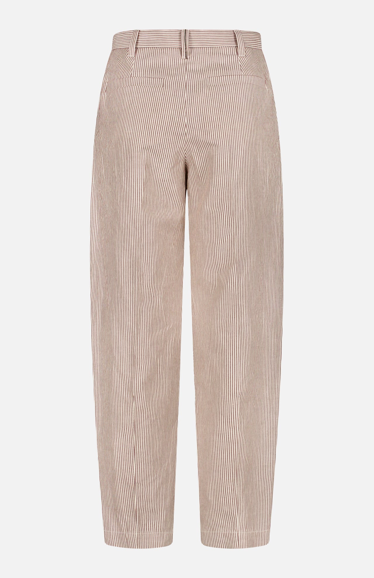 Striped Cropped Linen Blend Pants (14638164279659)