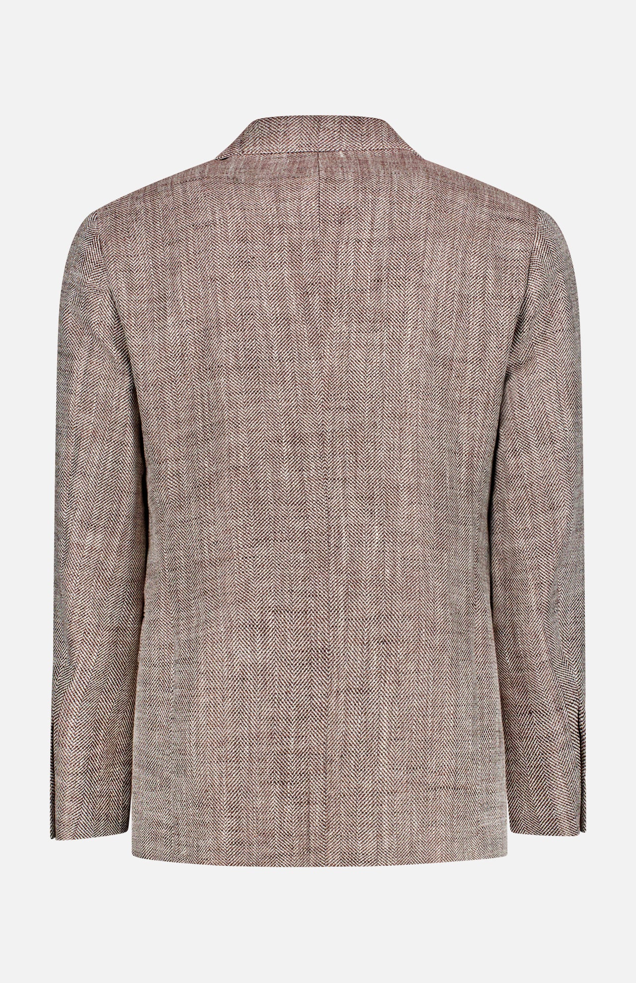 Deconstructed Silk-Linen Herringbone Jacket (14655255544171)