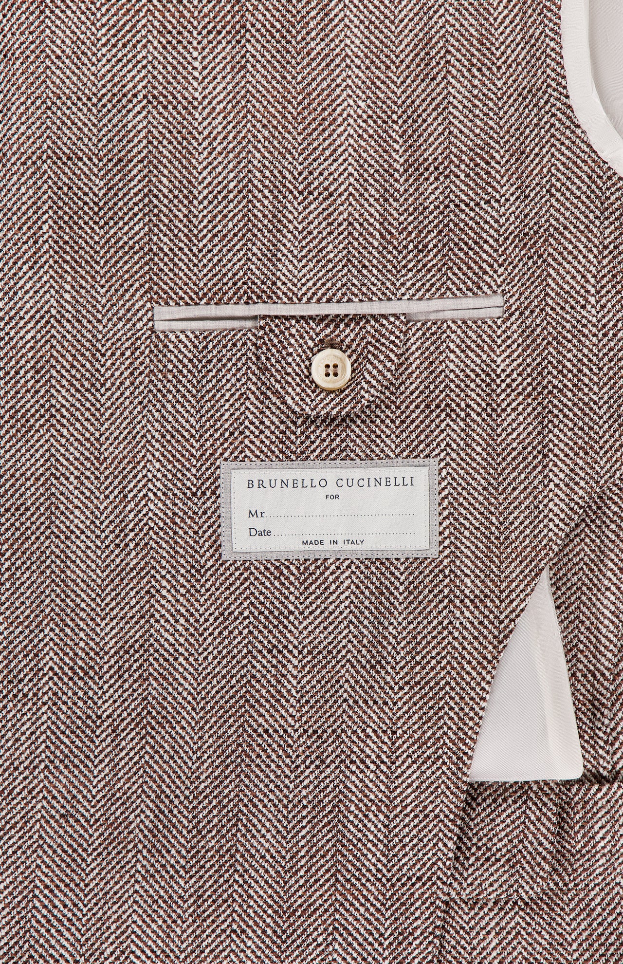 Deconstructed Silk-Linen Herringbone Jacket (14655255544171)