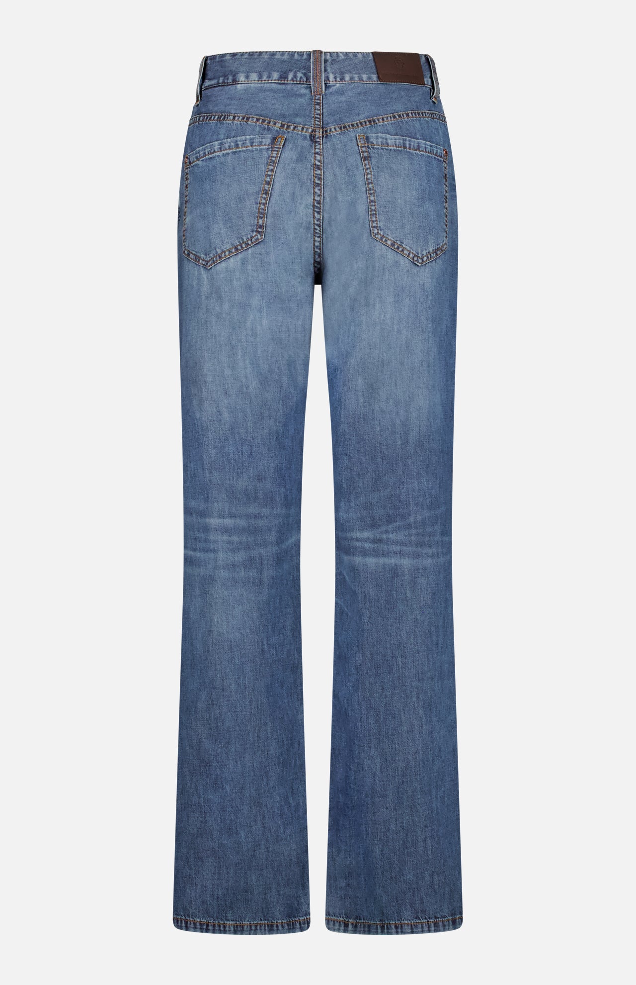 Relaxed Straight Leg Denim Pants (14638163525995)