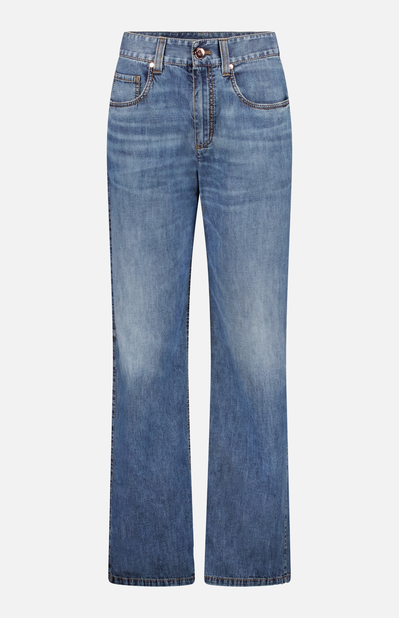 Relaxed Straight Leg Denim Pants (14638163525995)