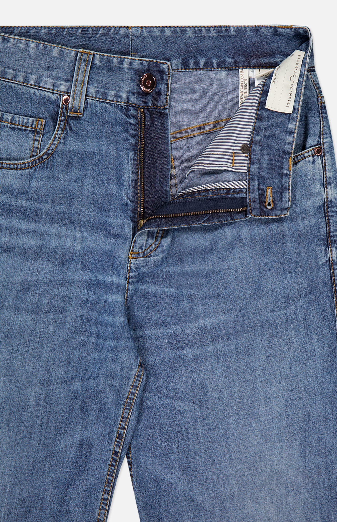 Relaxed Straight Leg Denim Pants (14638163525995)