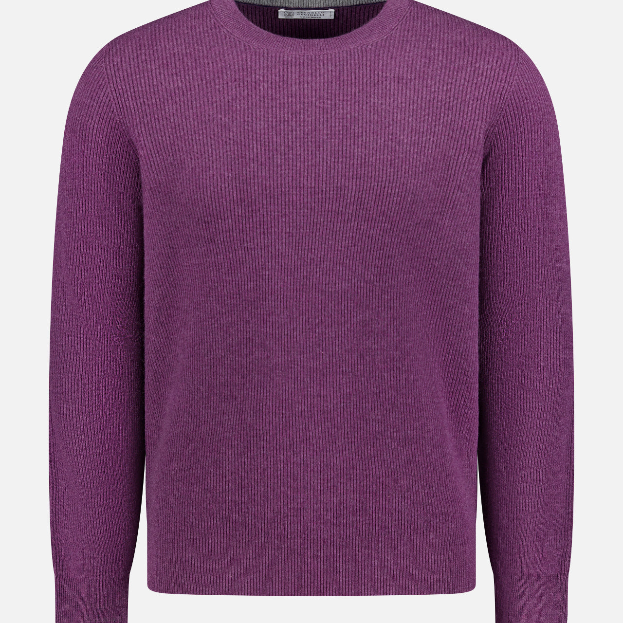 English Rib Cashmere Crewneck Sweater (14721082229099)