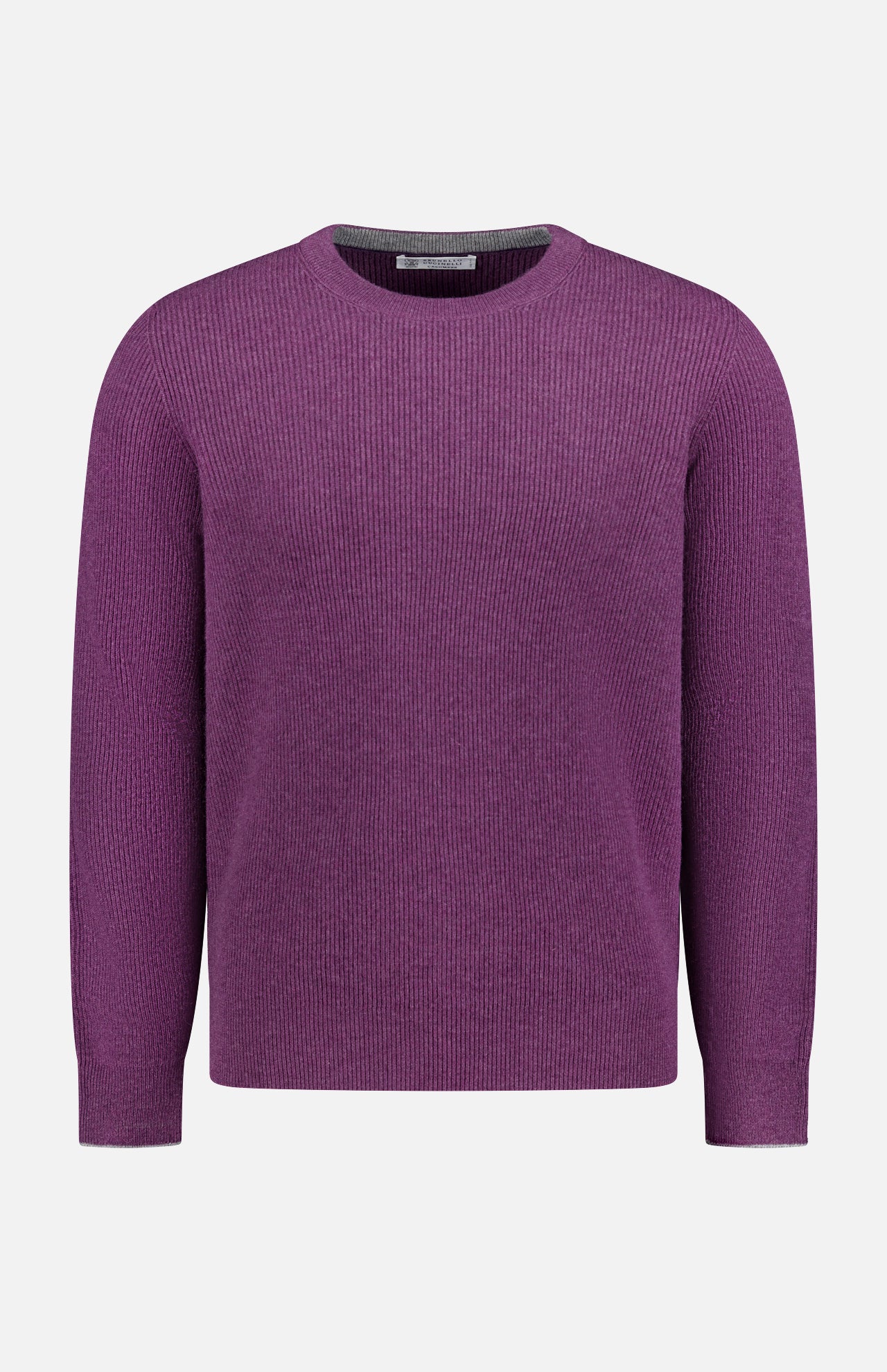 English Rib Cashmere Crewneck Sweater (14721082229099)