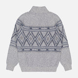 Fair Isle Zip Up Sweater (14721082327403)