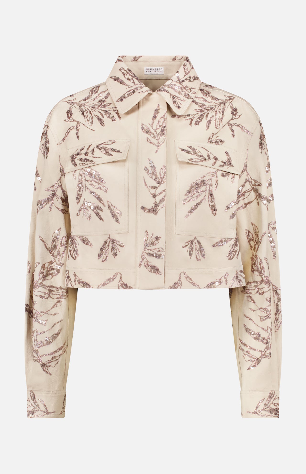 Sparkling Cropped Jacket (14638164181355)
