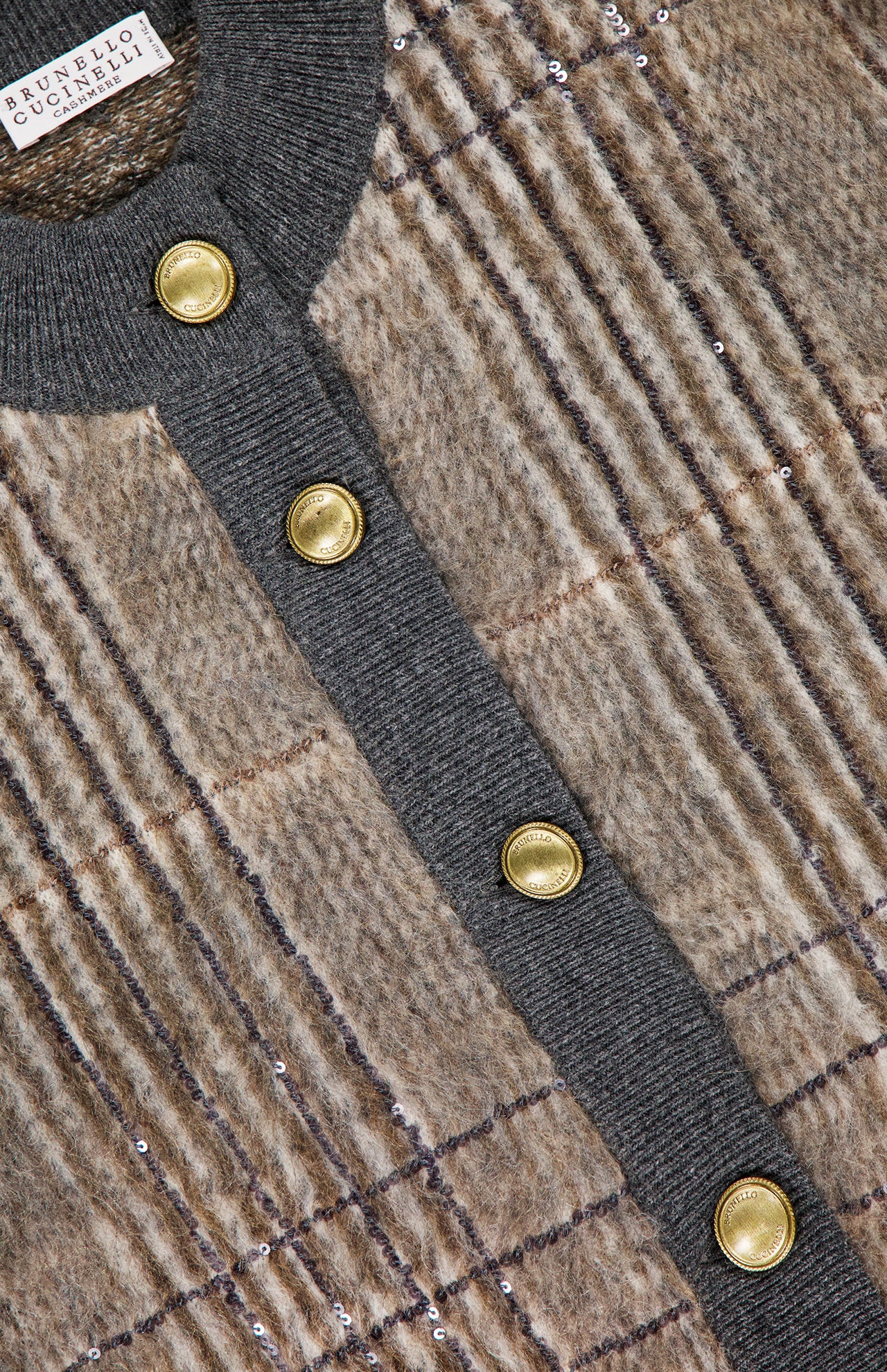 Jaquard & Pailette Embroidered Cardigan (14719882494315)