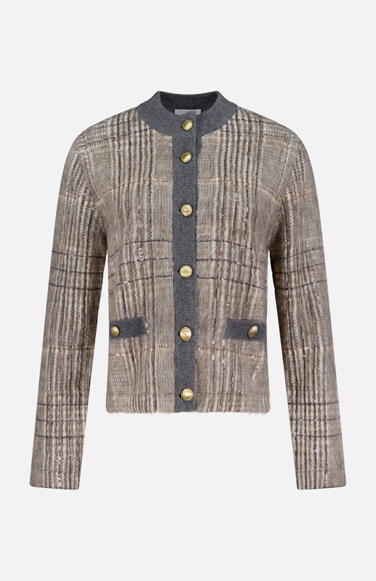 Jaquard & Pailette Embroidered Cardigan (14719882494315)