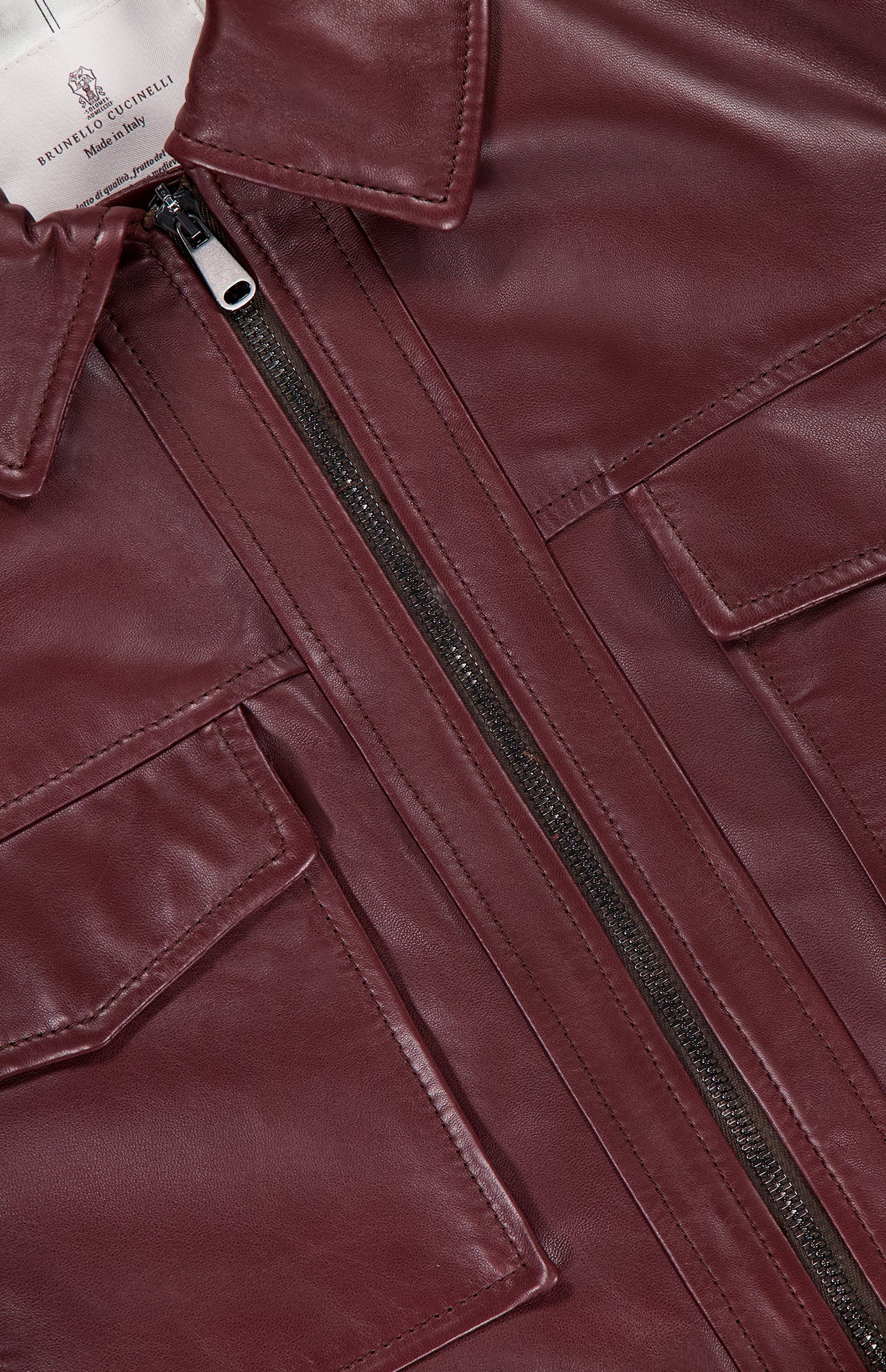 Leather Bomber Jacket (14719882789227)