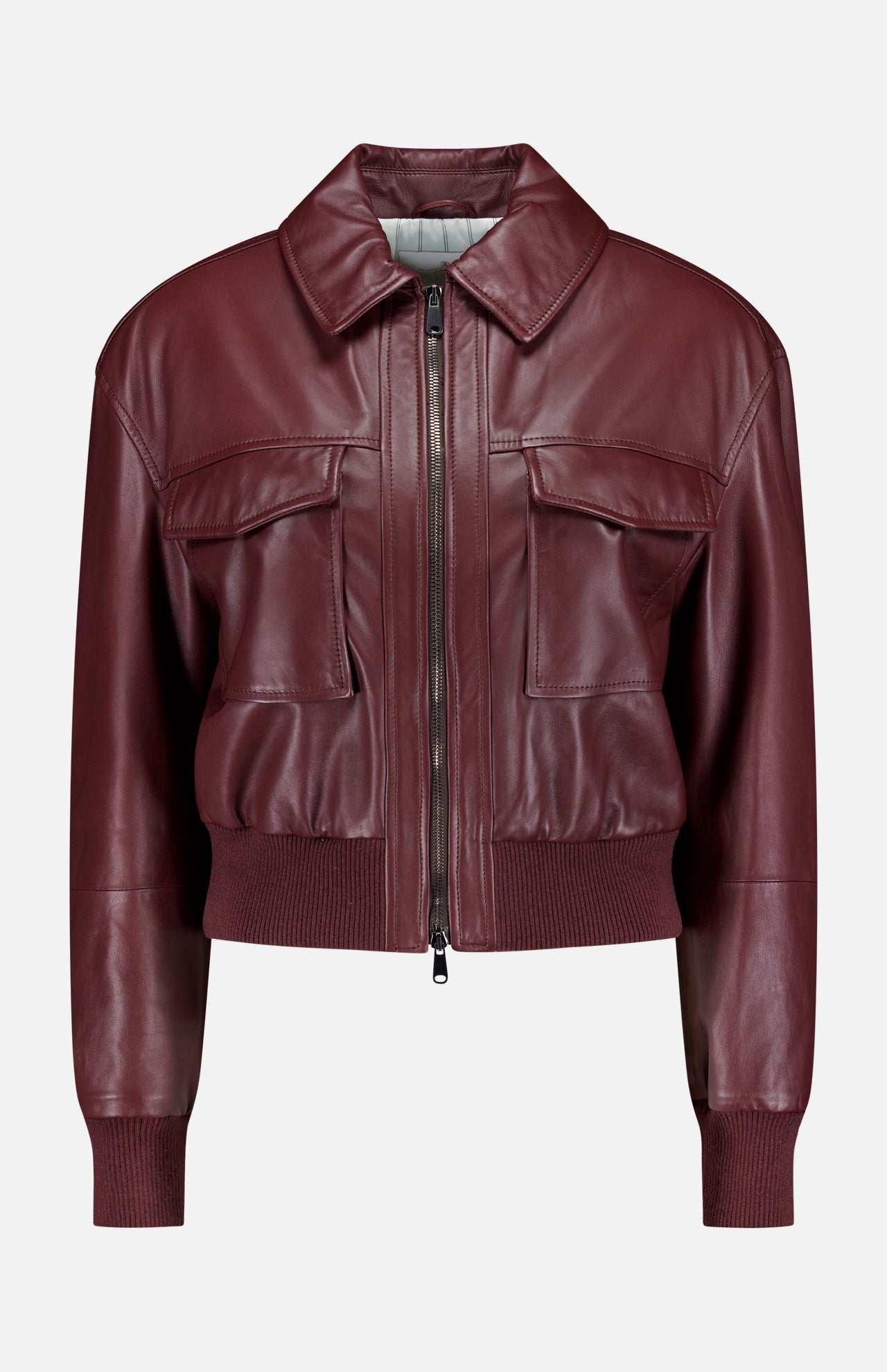 Leather Bomber Jacket (14719882789227)