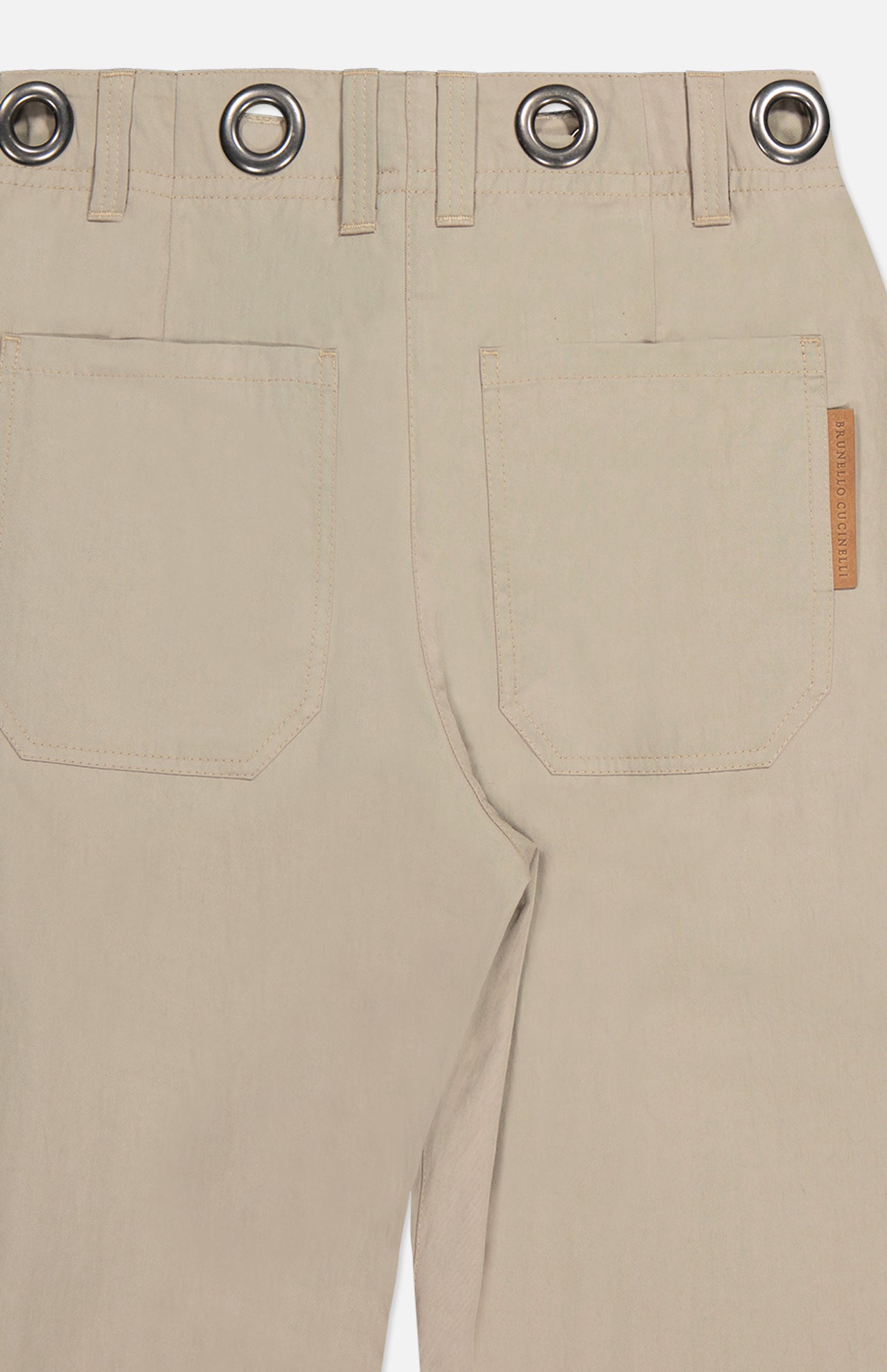 Brunello Cucinelli Women's Lightly Wrinkled Cotton Pant