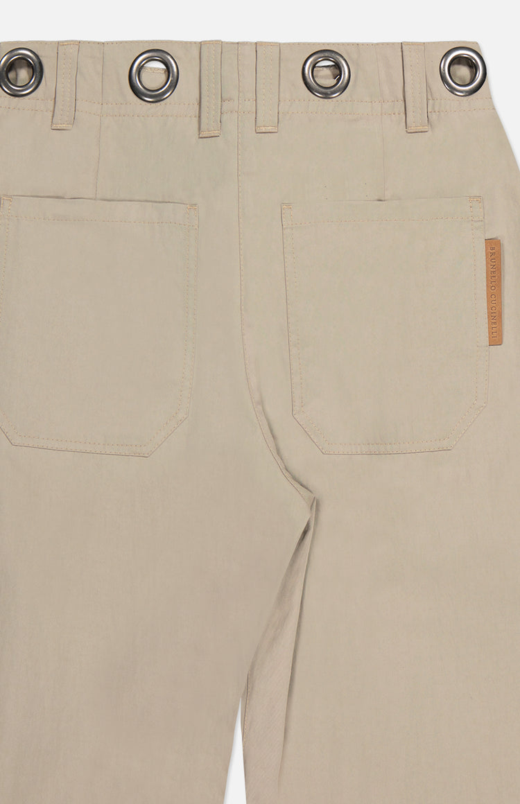 Lightly Wrinkled Cotton Curved Pant (7341904887923)