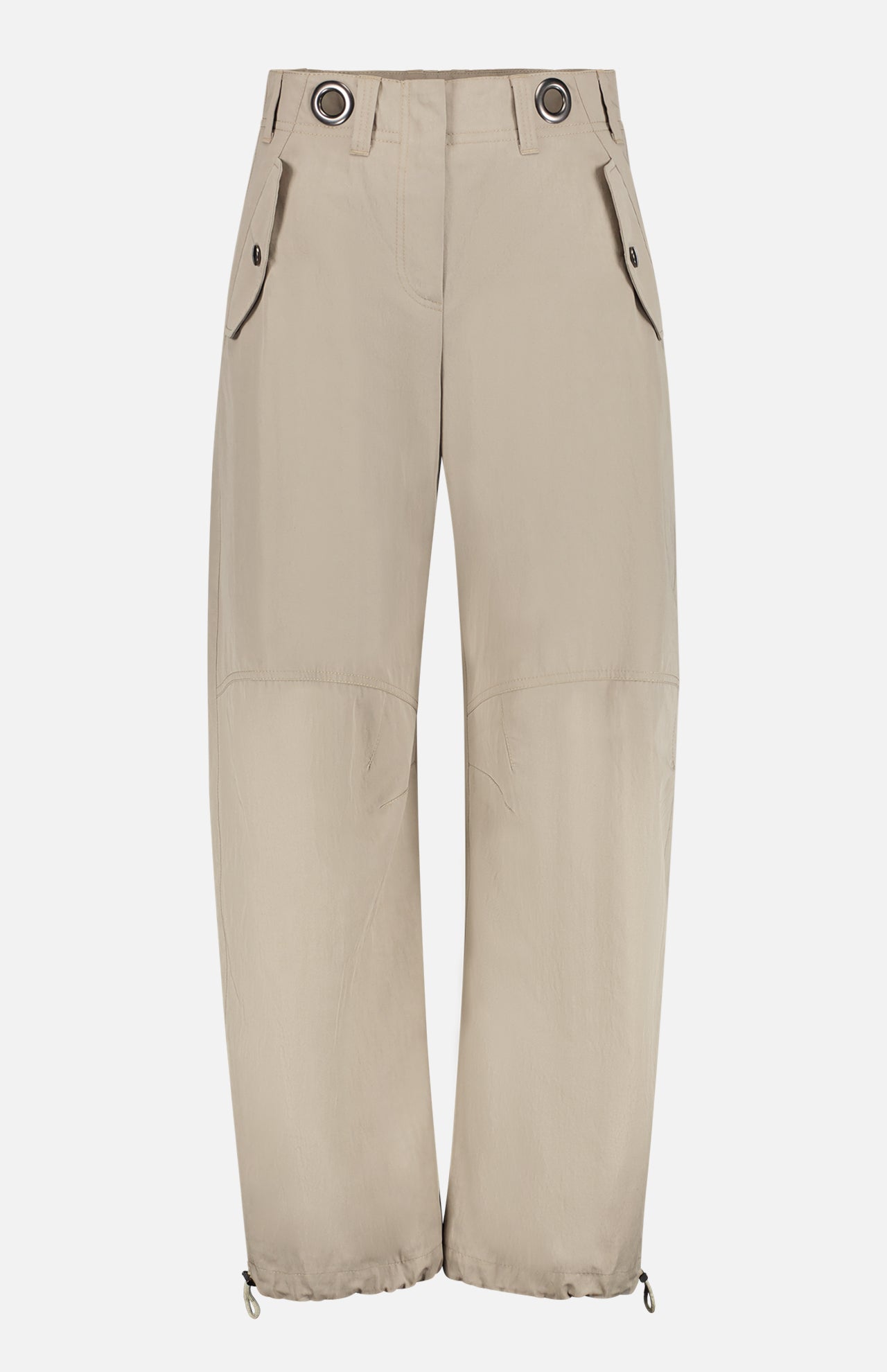 Lightly Wrinkled Cotton Curved Pant (7341904887923)