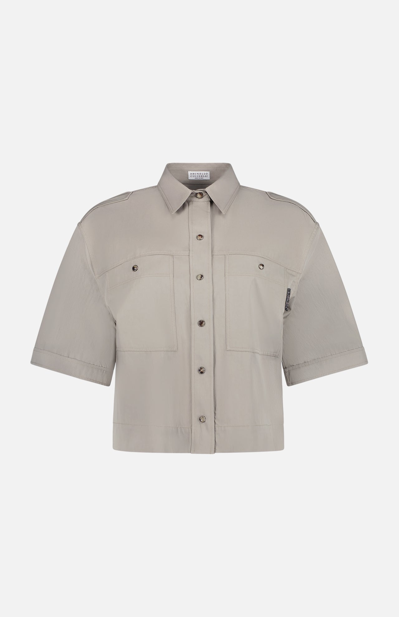 Lightly Wrinkled Cotton Short Sleeve Top (7341904593011)