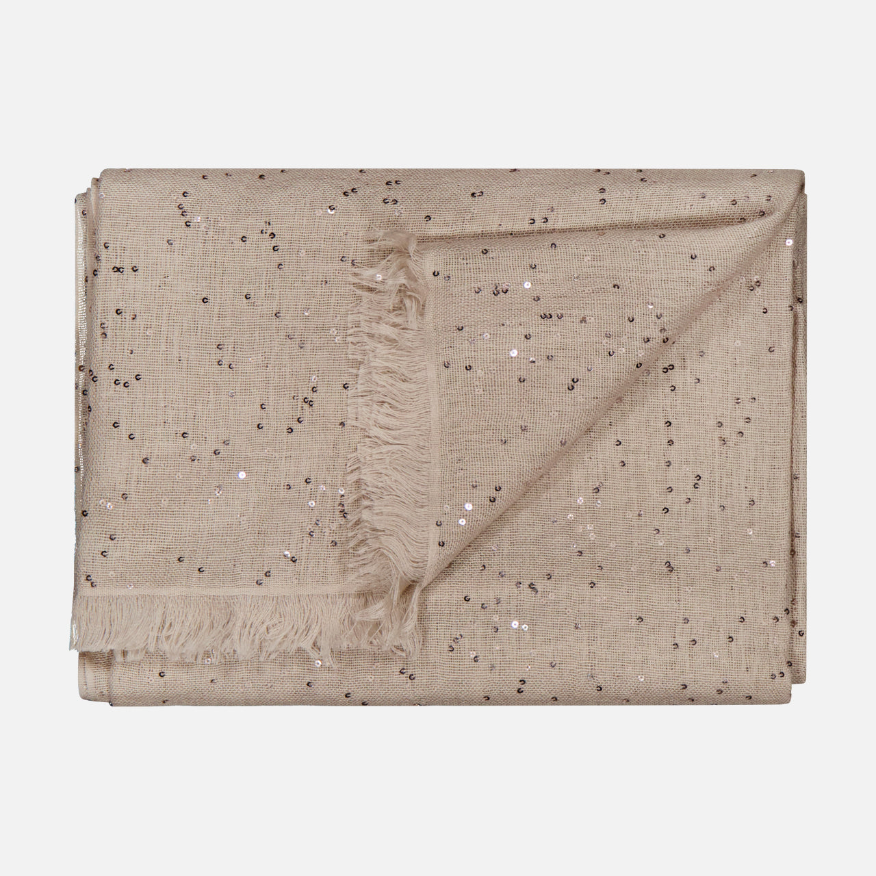 Cashmere Silk Micro Pailette Scarf (14720167444843)