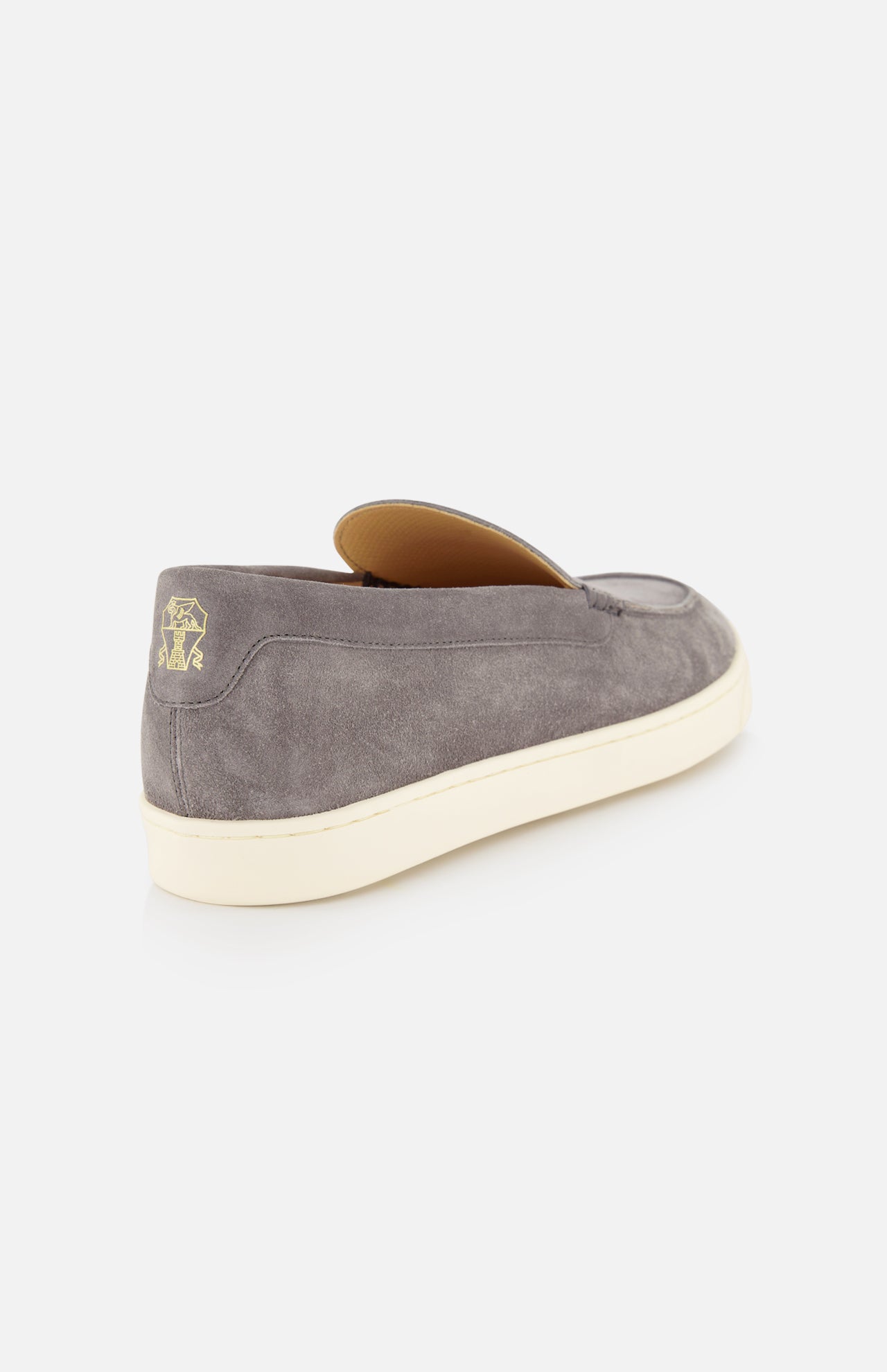 Suede Contrast Sole Loafers (14657070989675)