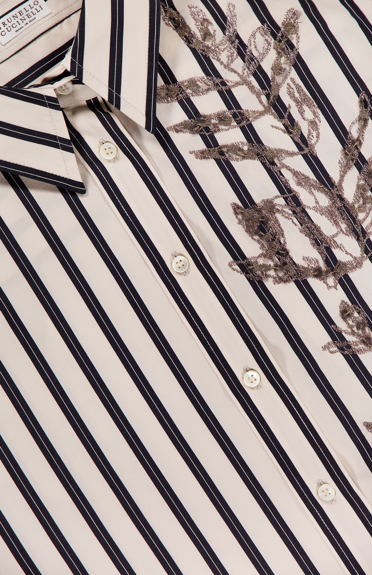 Long Sleeve Button Up Embroidered Shirt (14638164083051)