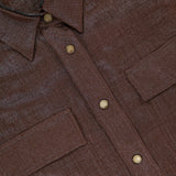 Lurex Snap Button Down Shirt (14719882723691)