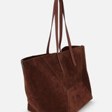 Medium Suede Duo Family Shopper Tote Bag (14720165052779)