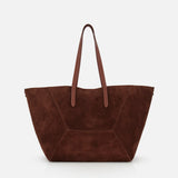 Medium Suede Duo Family Shopper Tote Bag (14720165052779)