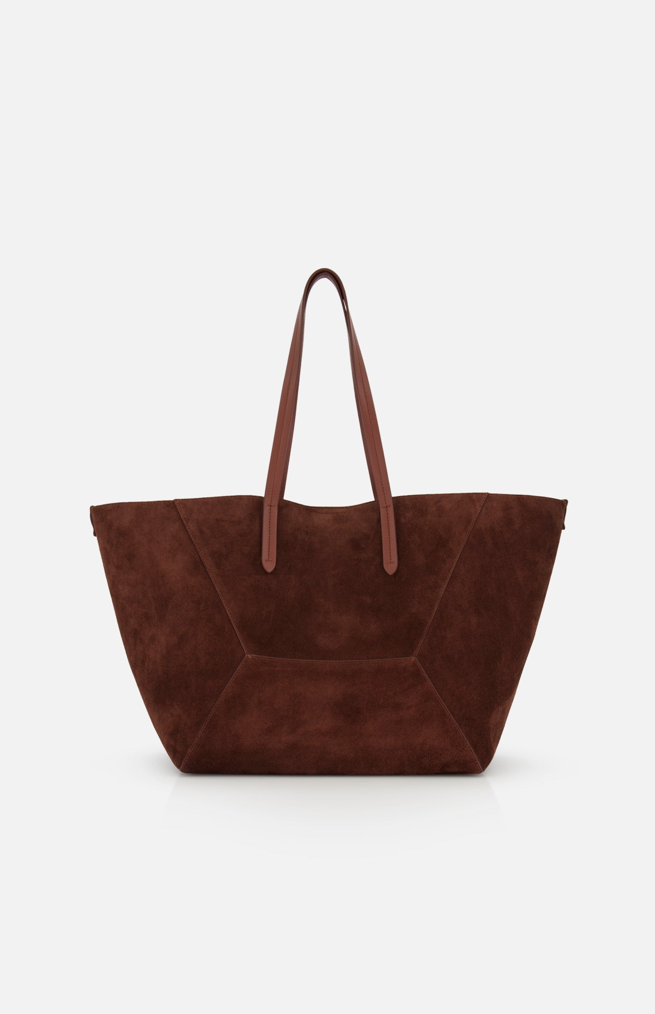 Medium Suede Duo Family Shopper Tote Bag (14720165052779)