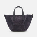 Mini Suede Duo Family Shopper Bag