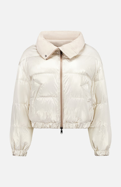 ジャケット BRUNELLO CUCINELLI Woman Jacket Ice ML1597861 C130 Brunello Cucinelli Women's Pearly Techno Padded Jacket